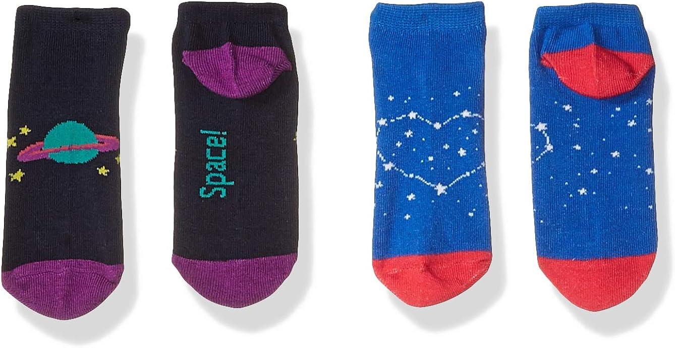  Brand - Spotted Zebra Boys Ankle Socks: Clothing