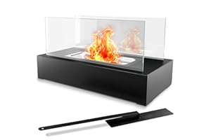 BOGO BRANDS Tabletop Fire Pit - Indoor Fire Pit Tabletop Fireplace Table Top Fire Pit Mini Fire Pit Table Top Firepit Indoor - Small Fire Pit Table Fire Pit