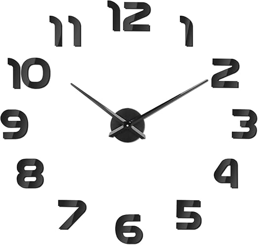 Soledi Reloj De Pared 3d Diy Reloj De Etiqueta De Pared Decoracion