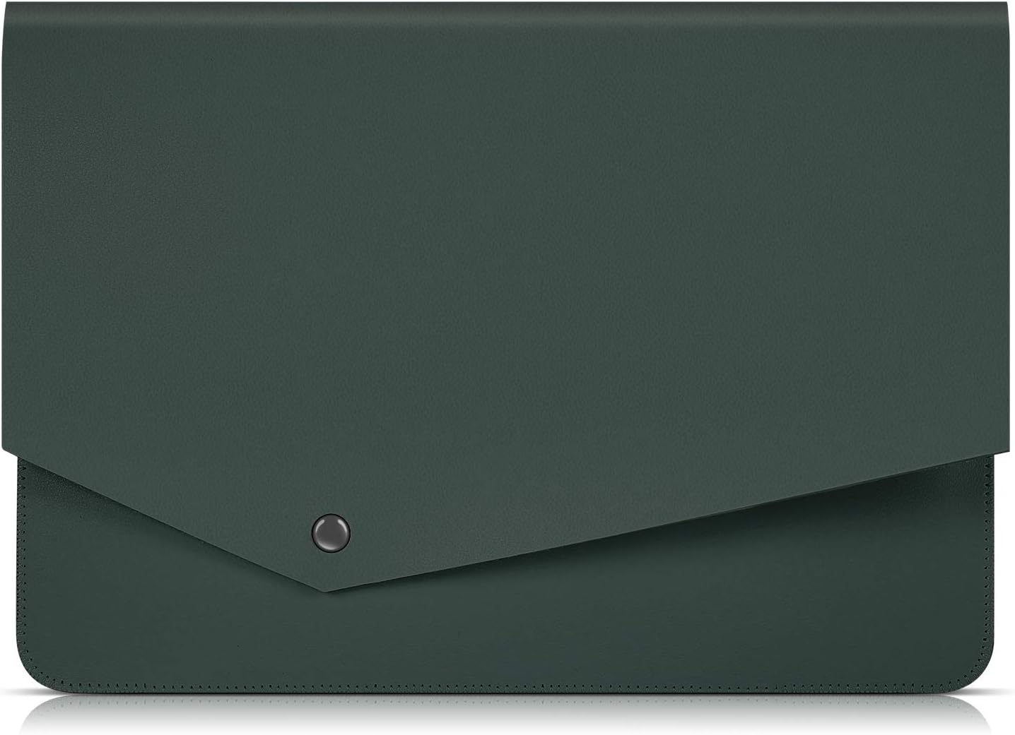 LEATHEORY 13 Inch Laptop Sleeve, Superior Leather Waterproof Protective Bag for 13 Inch Laptop, 13" New MacBook Pro& Microsoft Surface Pro 2017/ Pro4/3 & Dell XPS 13 (13inch, Green)