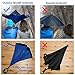 Outdoor Wealth Double Layer Self-Standing Inverted Umbrella with SOS Reflective Stripe Safety Car Reverse Folding Umbrella for Women & Men - Windproof Waterproof Auto