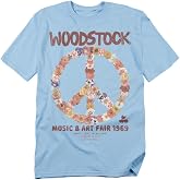 Popfunk Woodstock Floral Peace Unisex Adult T Shirt