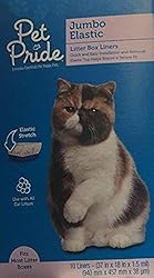 Pet Pride Jumbo Elastic Litter Box Liners