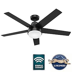 Hunter 51314 Aerodyne Ceiling Fan 52 inches Matte