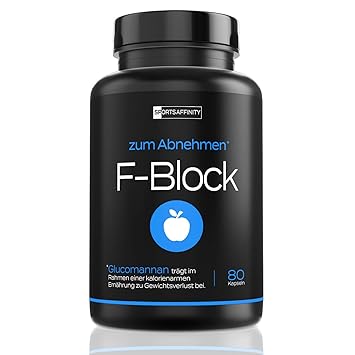 F-Block [Beliebt in der Diät] - Abnehmen Tabletten von Experten - Wirksam für Frauen und Männer » Appetitzügler zum Abnehm mi