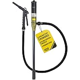 KONA TOOLS Portable Fuel Transfer Pump w/Rubber Hose KTEP01MRUSB – Battery & USB-C Powered | Safety Nozzle, Heavy Duty 4.3ft Hose | Transfers Gas, Diesel, DEF, Water | Fits 3–20 Gallon Barrels