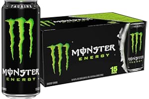 Monster Energy Original - Bebida energizante de 16 onzas, verde, paquete de 15