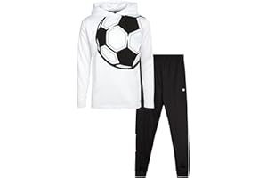 RBX Boys Jogger Set - 2 Piece Pullover Thermal Boys Hoodie & Tricot Jogger Pants - Athletic Sweatsuit Outfit (Sizes 8-12)