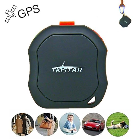 TKSTAR Tragbare Mini GPS Tracker, Haustiere Hund Katze Fahrzeuge kinder ältere mini GPS Outdoor Navigation SOS Wasserdicht GP