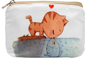 ARRIZO Women and Girls Cute Fashion Coin Purse Wallet Bag Change Pouch Key Holder