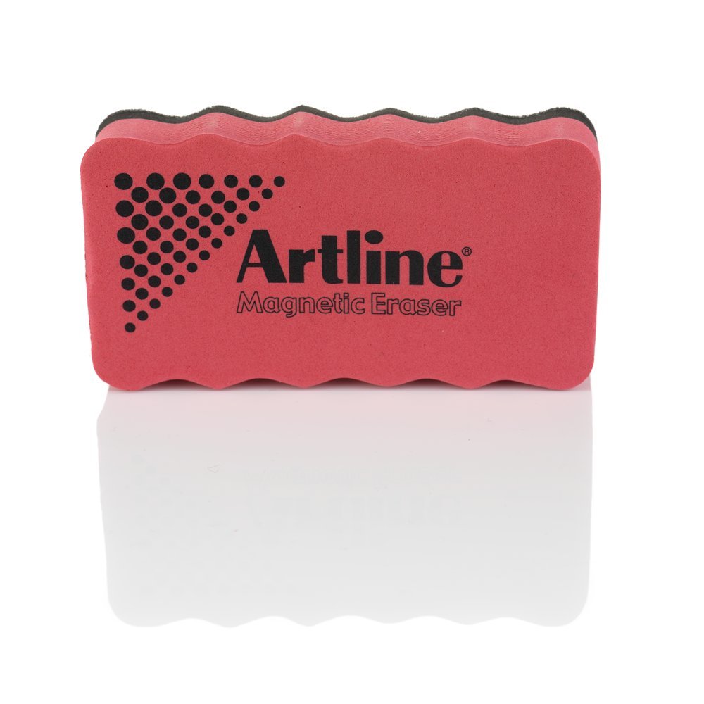 Artline Magnetic Whiteboard Eraser - Red