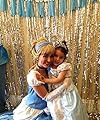 Langxun 3 ft x 8 ft Foil Fringe Curtains | Photo Booth Background for Party, Prom, Birthday, Wedding, Event Decorations ( 2 Pack )