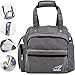 Baby Diaper Bag Backpack for Women Men - Grey Diaper Bag Set for Toddler Girls Boys - Small Diaper Bag Organizer for Kids Newborn or Infant - Travel Nappy Bag for Dad and Mom - Best Polyester Cloth