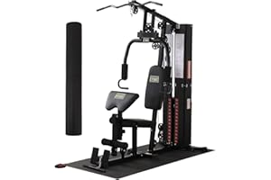 FITVIDS BalanceFrom Fitness 3' x 6.5' High Density Gym Equipment Mat, Floor Protection