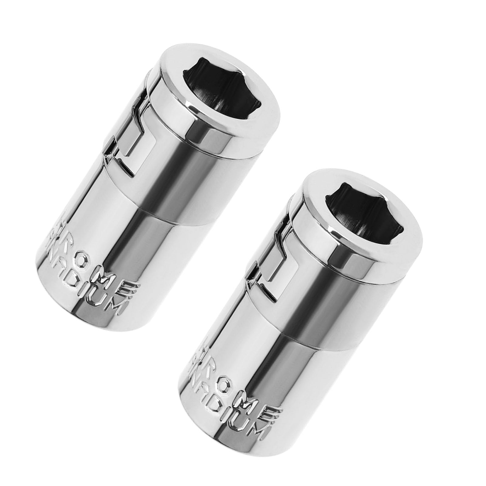 SG Store 2Pcs 1/4" Square to Hex Converter - Metal 1/4" Square Drive to Hex Socket Bit Adapter