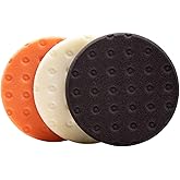 5.5" CCS Foam Pad Kit (Set of 3) – Light Cutting, Polishing and Finishing. Fits 5" Backing Plate.