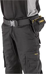 STANLEY 600 Denier Tool Pouch Zippered Pocket Adjustable Belt 1-96-179 view 5