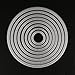 Whitelotous Cutting Dies Cut Dies Stencil Metal Template Mould for DIY Scrapbook Album Paper Card (8 pcs Circles)
