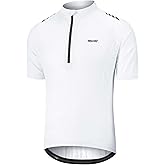 ARSUXEO 1/2 Zipper Cycling Jersey Men Short Sleeves Bike Shirts for Men Biking Bicycle Road Bike Jerseys