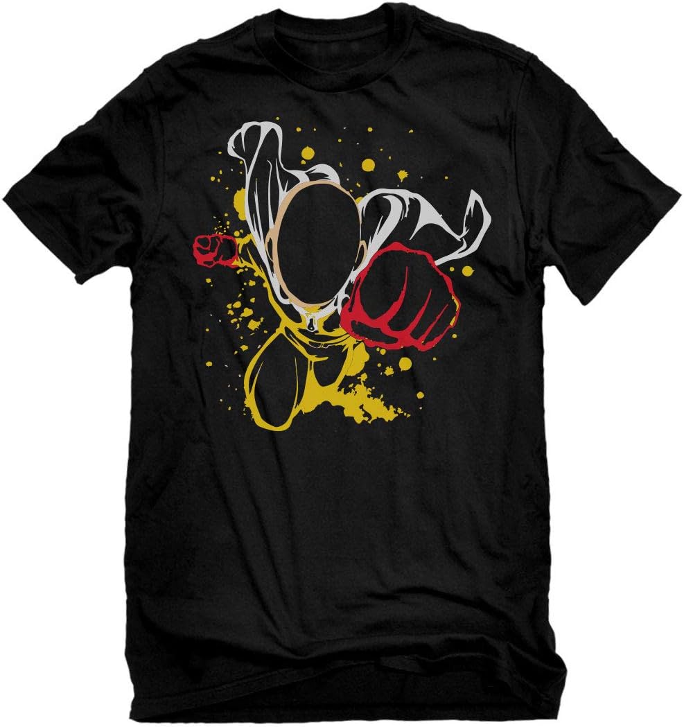 Mens Boys Anime T-Shirt Featuring One Punch Man Jump Force Gaming Character