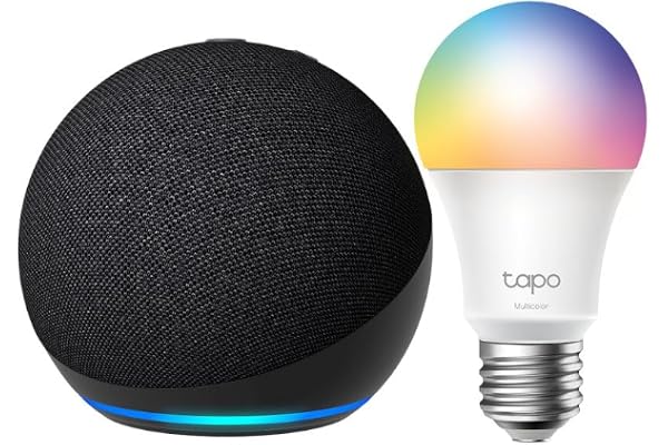 Echo 4th Gen with TP-Link Tapo Smart Color Bulb