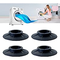 4 Pack Washing Machine Support, Shock and Noise Cancelling Washing Machine Pads, Anti Slip Anti Vibration Washing…