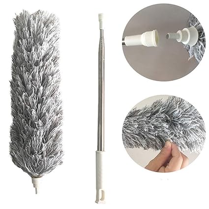 Microfiber Duster With Stainless Steel Extension Pole Up To 100