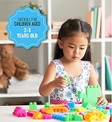HH Home Hut Kids Building Block Table & Chair Set with Storage view 3