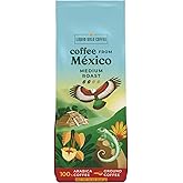 Coffee from Mexico Medium Roast Ground, 12 OZ (340 Grams), From Monte Azul Chiapas Farm, 100% Arabica, Roasted Fresh in South Carolina, Grown at High Altitude