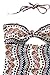 Cupshe Fashion Women's Printing Halter One-piece Swimsuit Bathing Suit