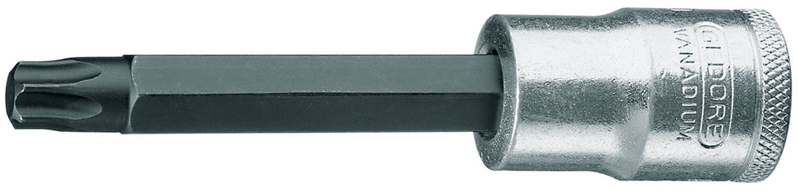 Gedore ITX19LT55-100 1/2 T 55 x 100 mm Screwdriver Bit Socket - Silver