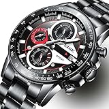 Watch Men Fashion Sport Quartz Clock Mens Watches Top Brand Luxury Full Steel Business Waterproof Watch