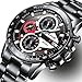 Watch Men Fashion Sport Quartz Clock Mens Watches Top Brand Luxury Full Steel Business Waterproof Watch
