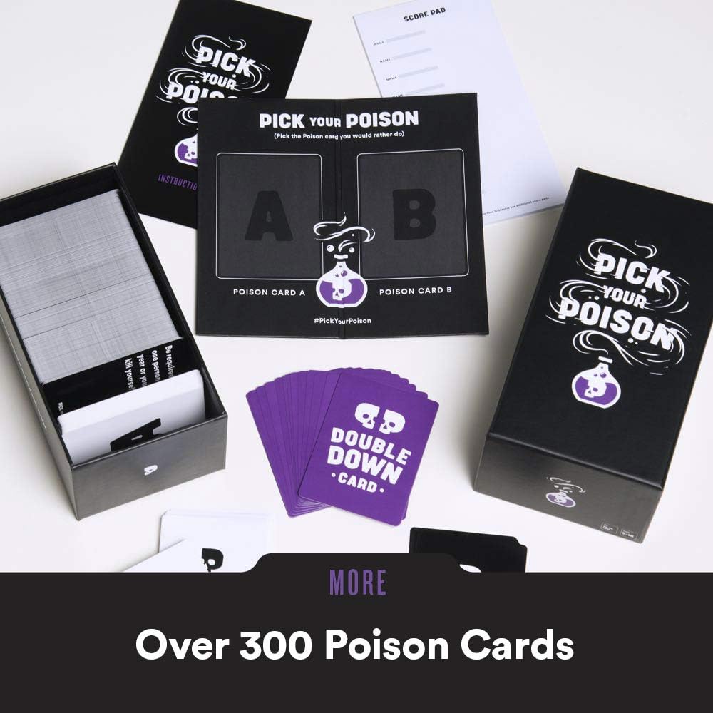 Pick Your Poison Card Game: The “What Would You Rather Do?” Party Game for All Ages - Family Edition: Toys & Games