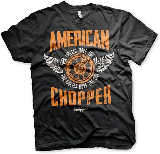 American Chopper Two Wheels Orange County Choppers Black Men TShirt
