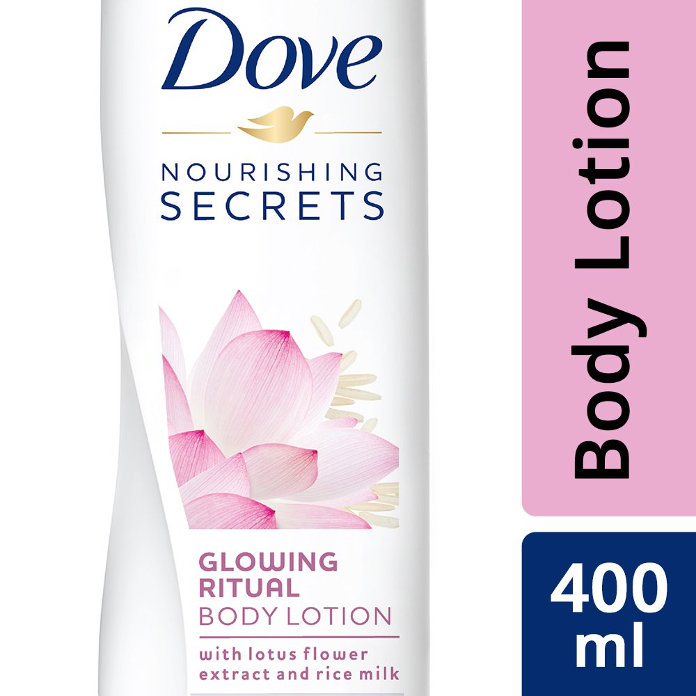 dove body lotion glowing ritual