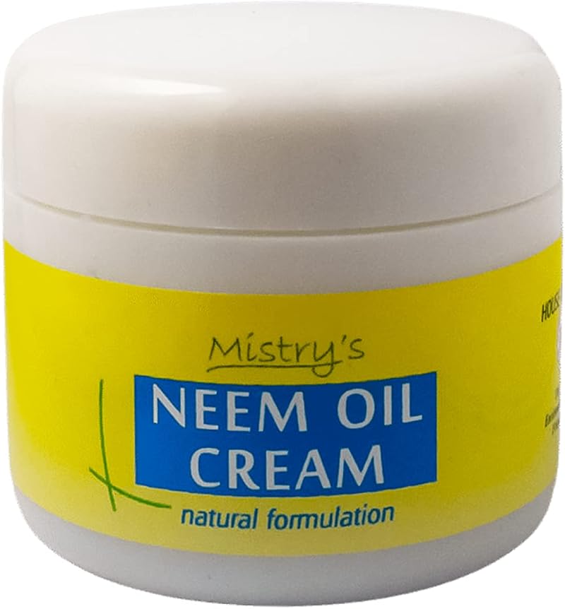 House of Mistry Potenised Neem Oil Cream 50g Vegan Allergy Sensitive Itchy Skin
