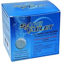 Amazon Com Sanicare Pedicure Tablets For Foot Soaks Whiten Nails Softens Skin With Aloe Vera All Natural Vegan 150 Count Lavender Beauty Personal Care