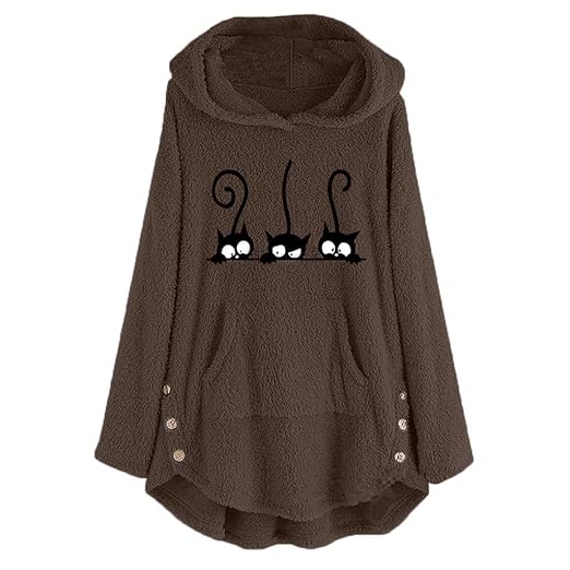 cute plus size pullover hoodies