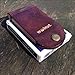 Walnut Studiolo Travel Cribbage Board Birch Plywood with Dark Brown Leather