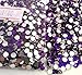 1440pcs Flat Back Rhinestones Round Brilliant 14 Cut 3mm - 10ss Lavender Purple