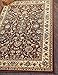 Unique Loom Sialk Hill Collection Area Rug - Washington (9' x 12' Rectangle Brown/Black)