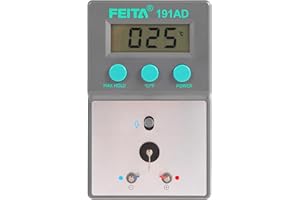 FEITA 191AD Soldering Tip Thermometer with AUTO & MAX Hold Feature, C and F Digital Display Soldering Iron Temperature Tester
