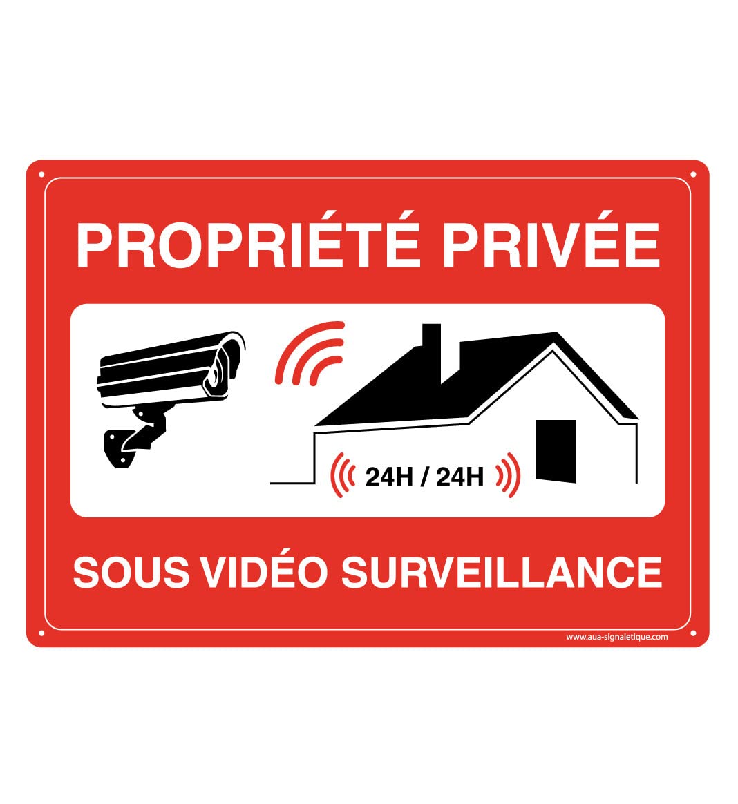 AUA SIGNALETIQUE 202110-AP-p-210x150 with Signal Sign, red, 210 x 150 mm