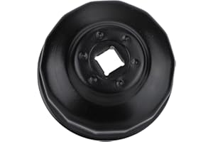 Oil Filter Wrench for Polaris, Black 14 Flute 3/8" Drive Universal Removal Tool Oil Filter Wrench for Polaris 3084963 2520799