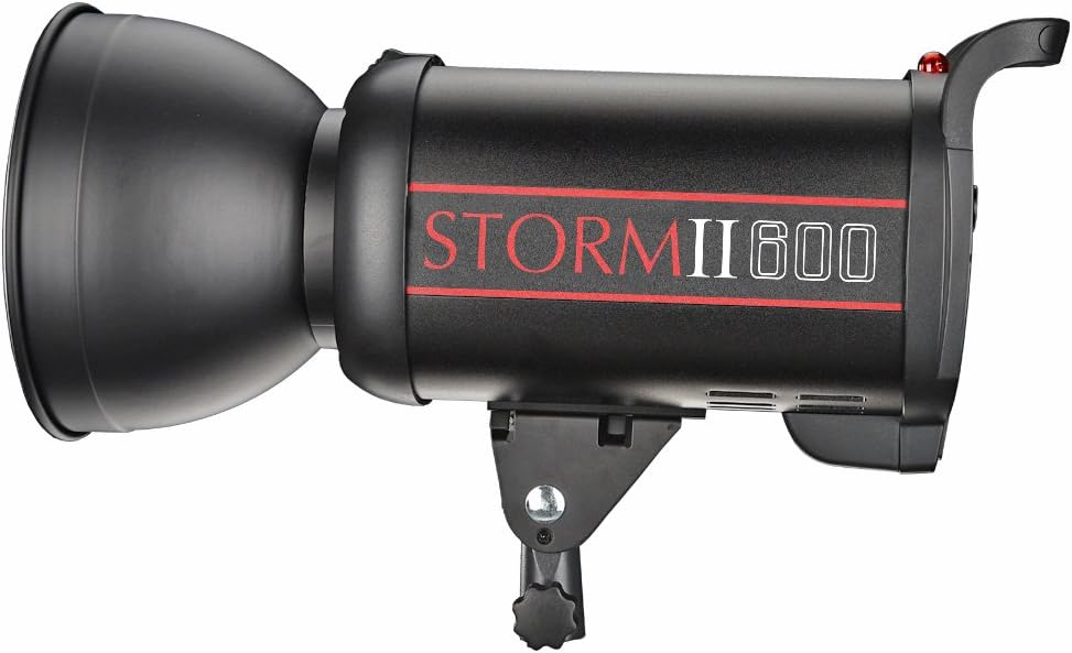 PIXAPROA   STORM II 600 QT600IIM 600Ws High Speed Fan Cool 1 8000s Studio Strobe Flash HSS Bowens SFitting 2 4G  2 Year UK Warranty  Fast Delivery  UK Stock  VAT Registered  Single Head  STORM II 600 