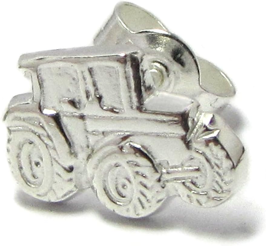 Phil Laender - Silver stud - ONE Tractor earring - Sterling Silver - 1 Gr - 11mm