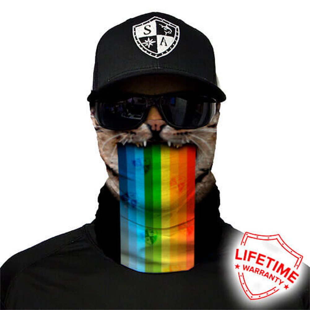 SA Company Face Shield Rainbow Cat BSA Soar