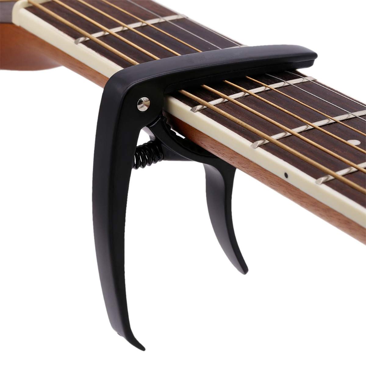 Guitar Capo For Acoustic And Electric Guitar Quickly Change Clamp Soft Silicon Padding Guitar Capo Zinc Alloy Black Capo-Trigger Capo