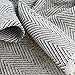 Lifaith 100% Cotton Hand Face Head Guest Gym Towel Set Washcloth Kitchen Tea Towel Dish Cloth Set of 4 Black